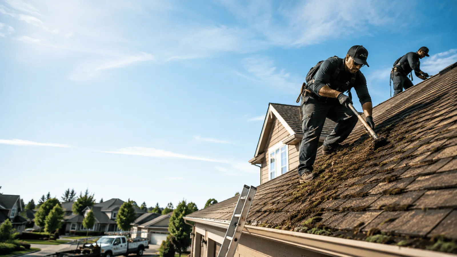 Roof Moss Removal in Milford, TX near me